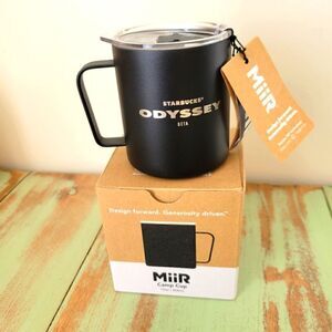 New Starbucks Odyssey 12 oz. Camp Coffee Stainless Steel Mug Limited Edition